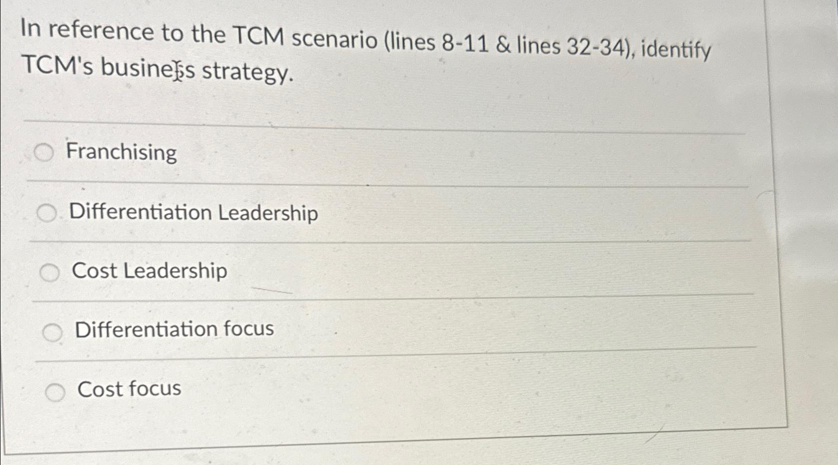  In reference to the TCM scenario (lines 8-11 & lines 32-34),
