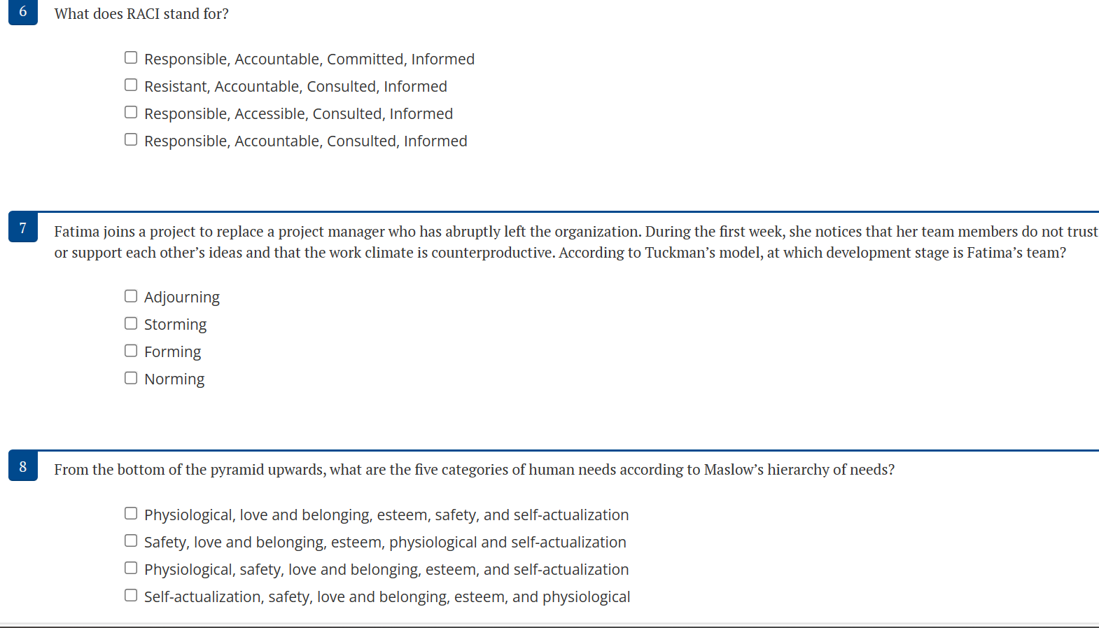 a project to replace a project manager who has abruptly left the