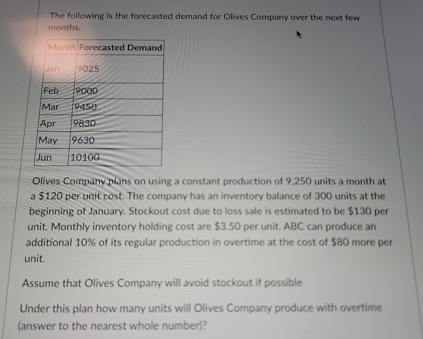 Operations management help needed, I will like or give thumbs up if