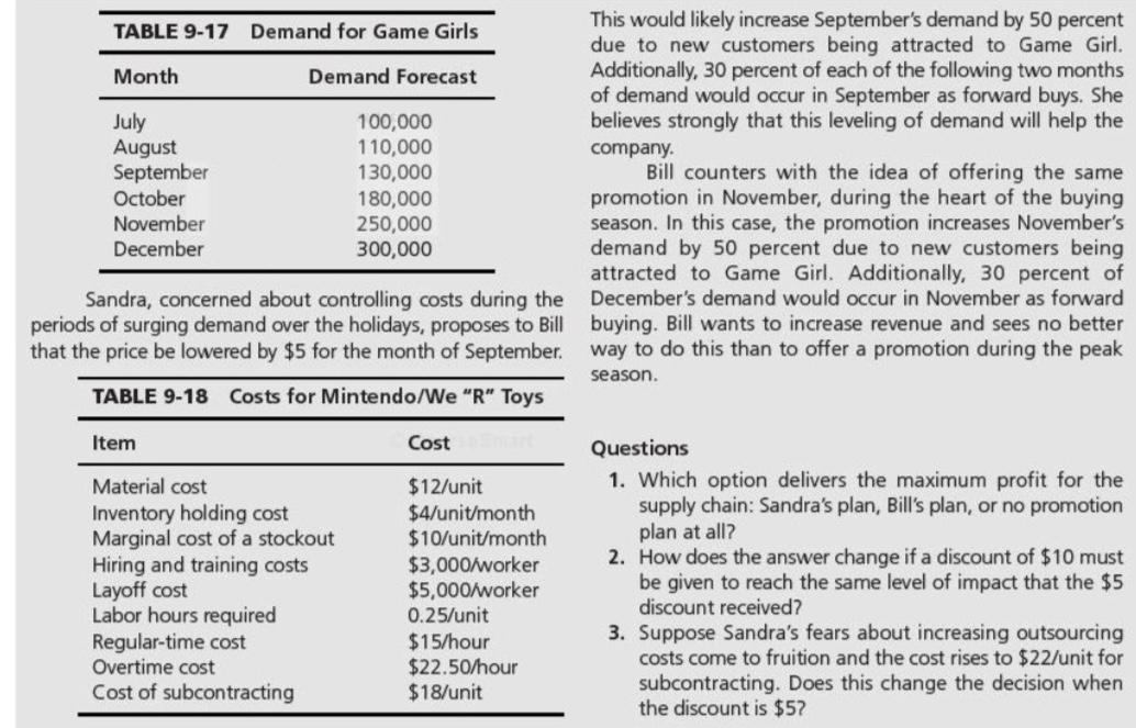 How does the answer change if a discount of $10 must be