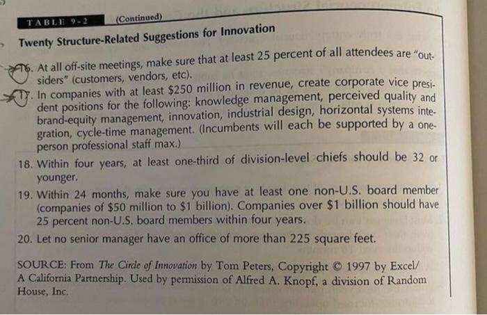 to implement? Why and under what conditions would these be best?( we