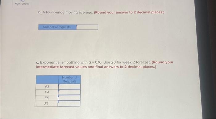 number of job requests: Cilick here for the Excel Data File: Predict