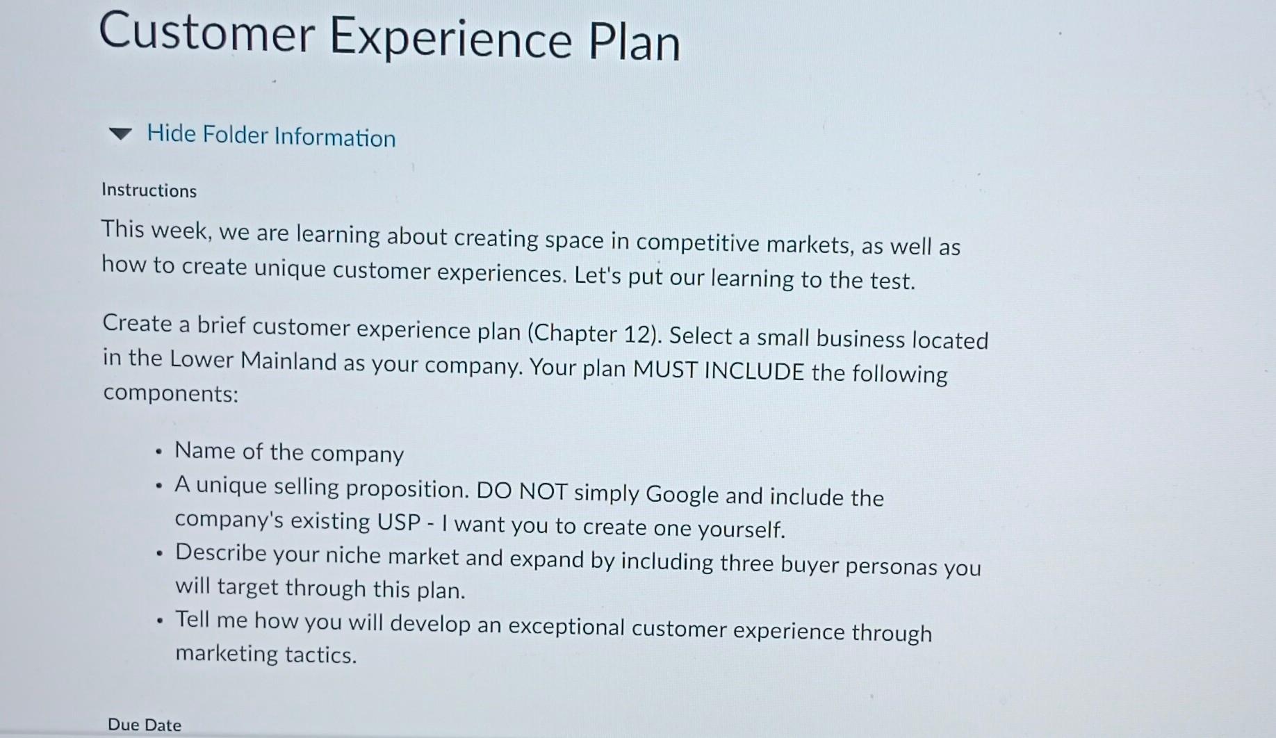  Hide Folder Information Instructions This week, we are learning about creating