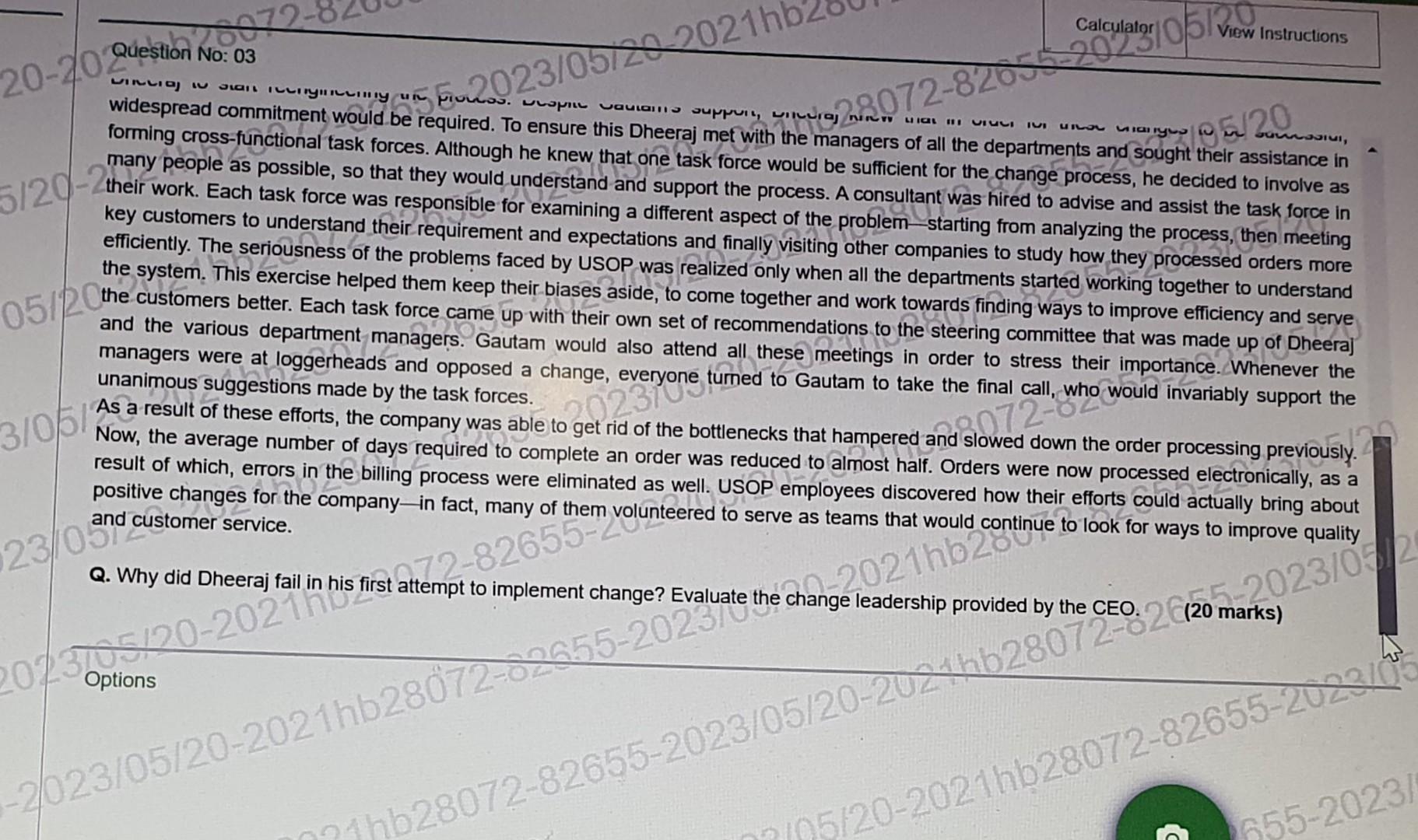  forming cross-functional task forces. Although he knew that one task force