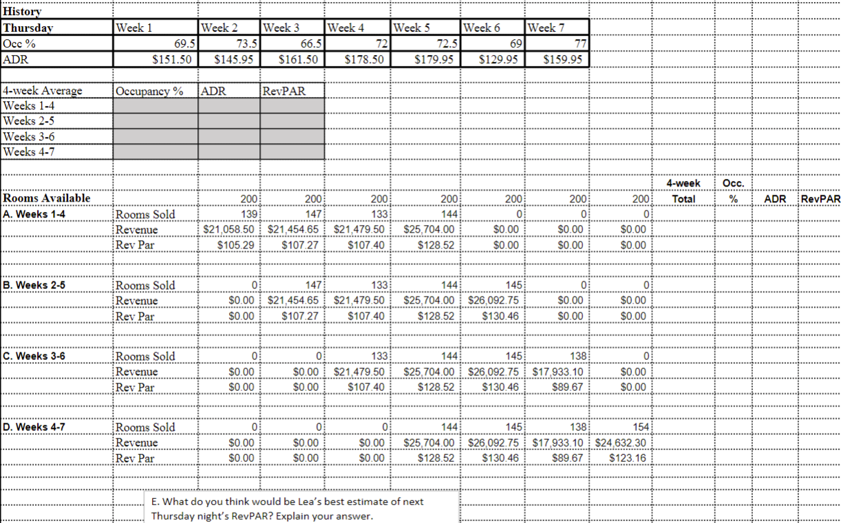  E. What do you think would be Leas best estimate of