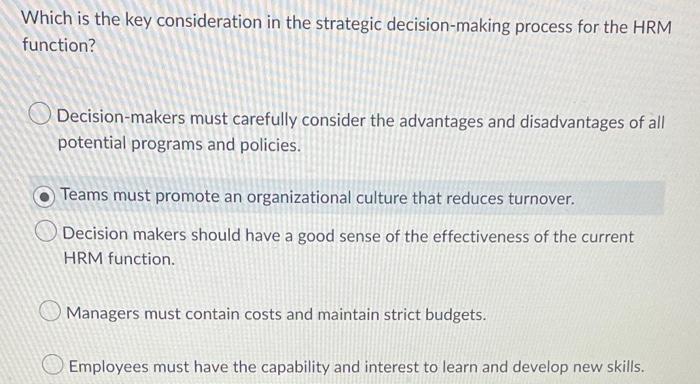 and answer the questions that follow. Robert Soolah is director of HR