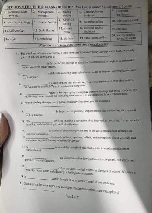 solve it i need solve it true or fulse 1. The purchise