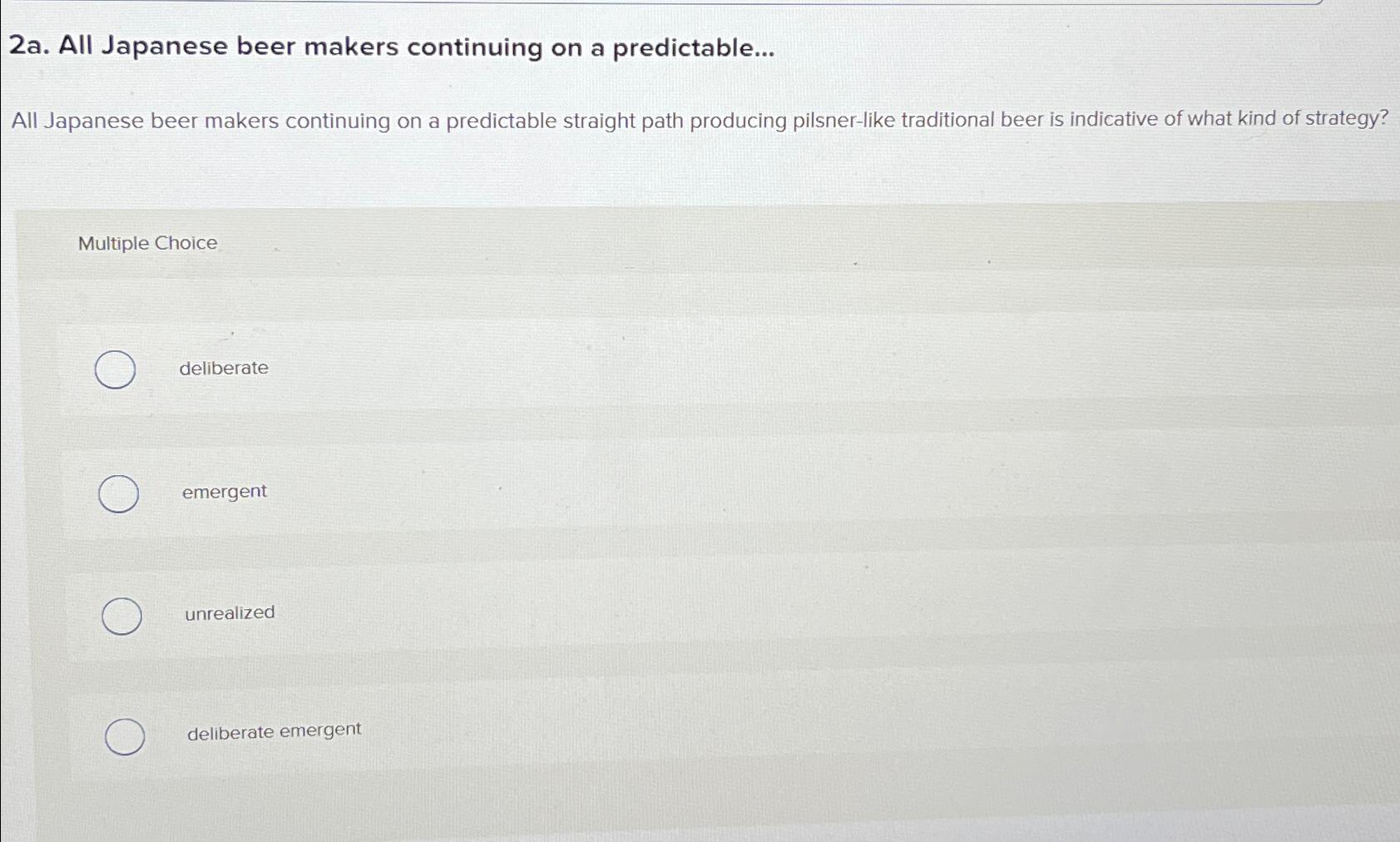  2a. All Japanese beer makers continuing on a predictable... All Japanese