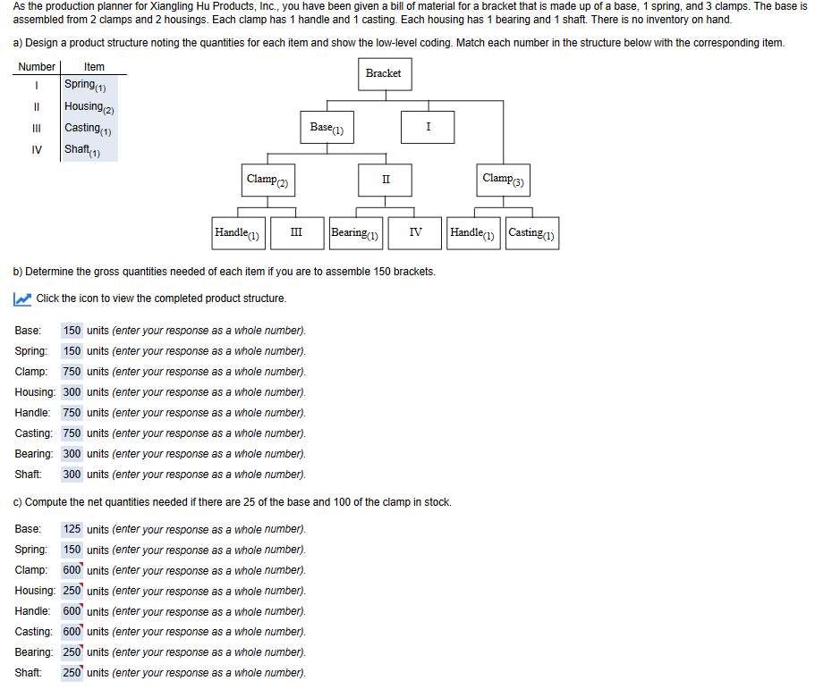 Please help with section c, I don't know how I got Clamp,