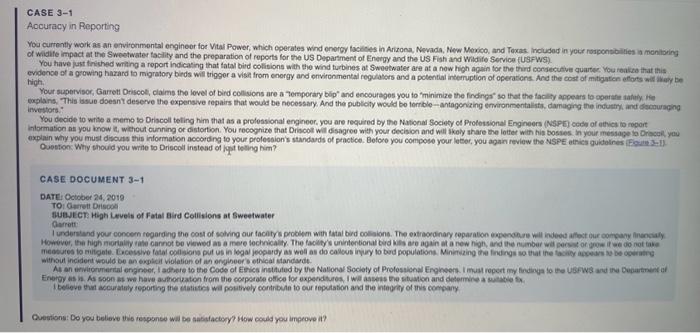  Answer case 3-1,3-2, and exercise 4 Feaching Ethics by Example You
