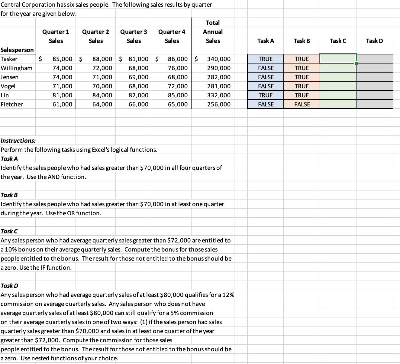 PLS. Help me understand how to use the formula's for excel!!!! Thank