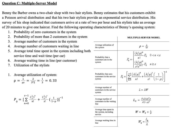 please use the specific formulas and write down all the steps when