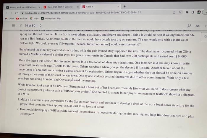  Access McGraw-Hill Platform M Gmail E X YouTube Class MGT 1201