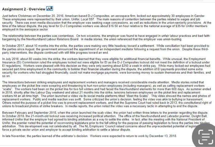  Assignment 2 - Overview Just before Christmas on December 20, 2016.