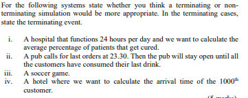 determine if they are discrete or continuous. Briefly justify your answer for