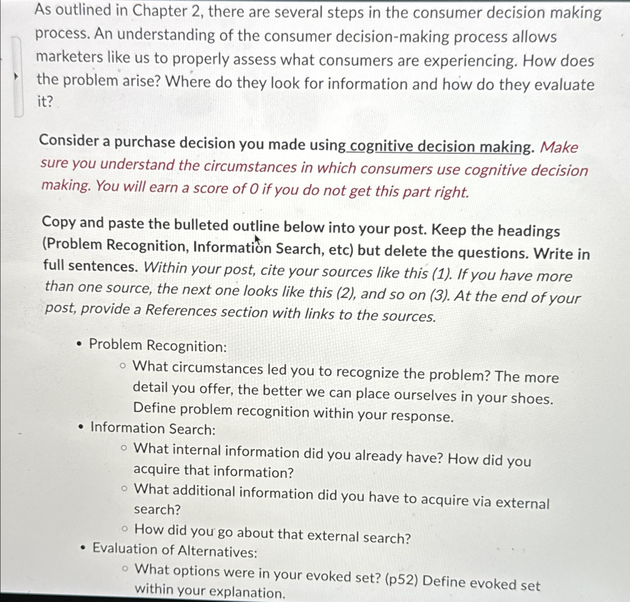  As outlined in Chapter 2, there are several steps in the