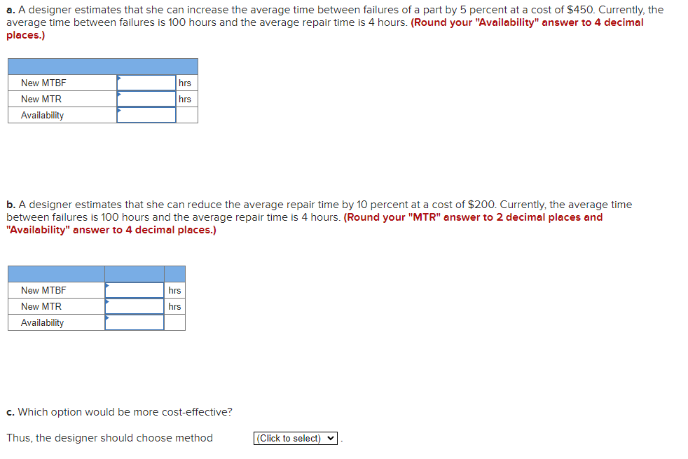  a. A designer estimates that she can increase the average time
