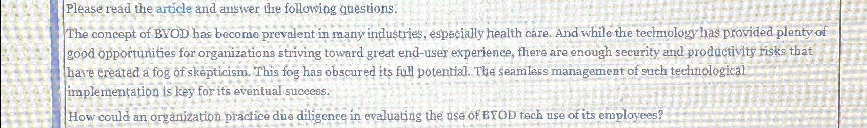  Please read the article and answer the following questions. The concept