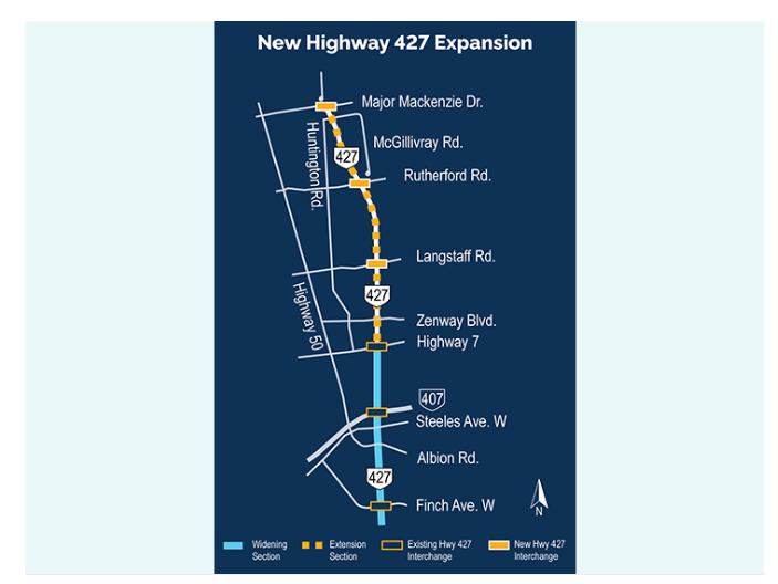 About the Project Extending Highway 427 is a key priority in addressing