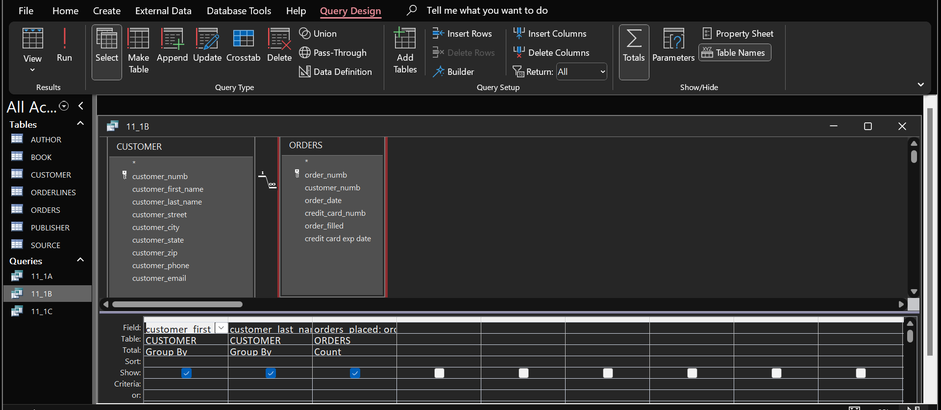 SQL in Microsoft Access, this is what I have for now. I