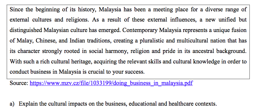  PLEASE ANSWER THE QUESTION BRIEFLY FOR 30 MARKS (3 impacts x