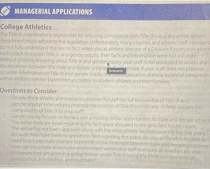 plz help!!! The Title IX coordinator is responsible for ensuring compliance with