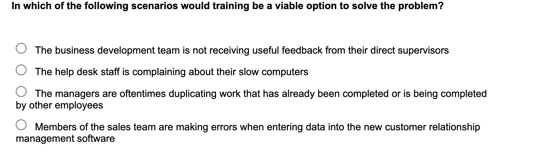 PLEASE EXPLAIN THE ANSWER AND SHOW ALL WORK! THANKS! The business development