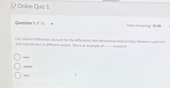  Can cultural differences account for the differences like hierarchical relationships between