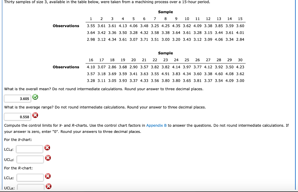  What is the overall mean? Do not round intermediate calculations. Round