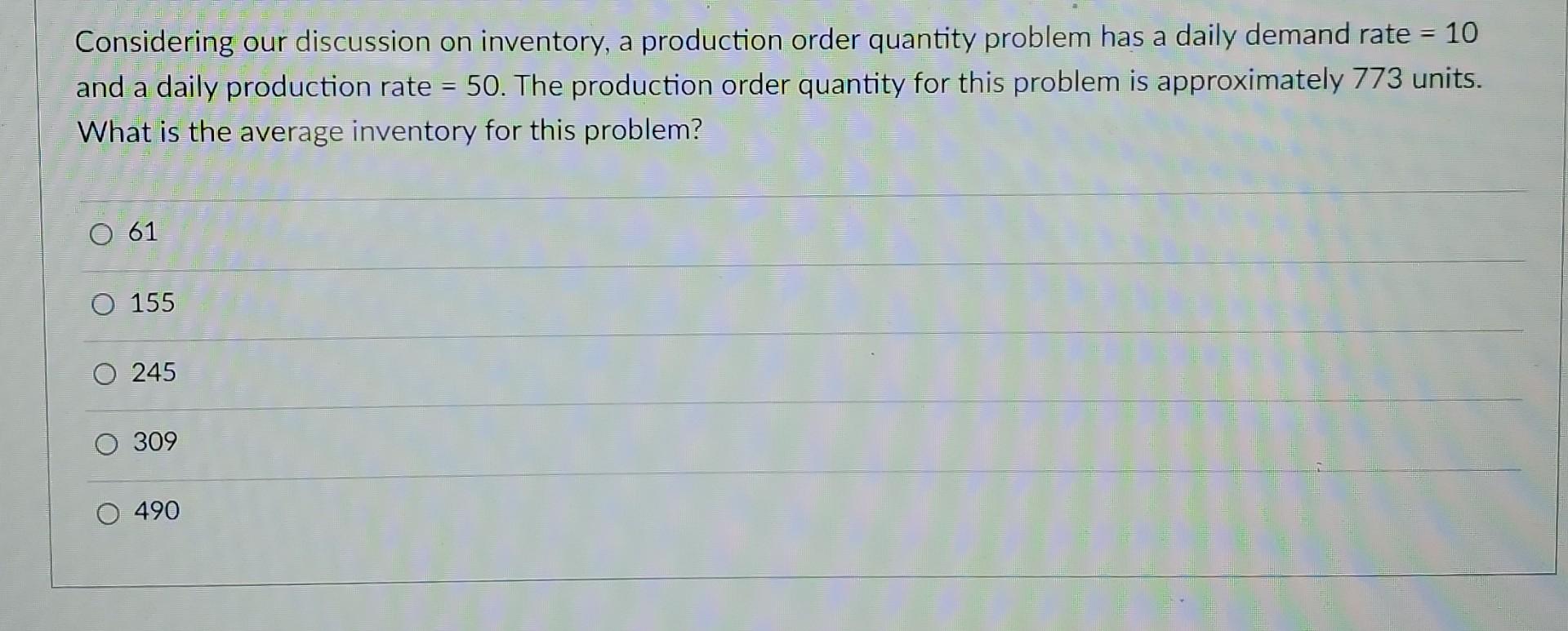 been placed. There are currently 60 units of Product A on hand.