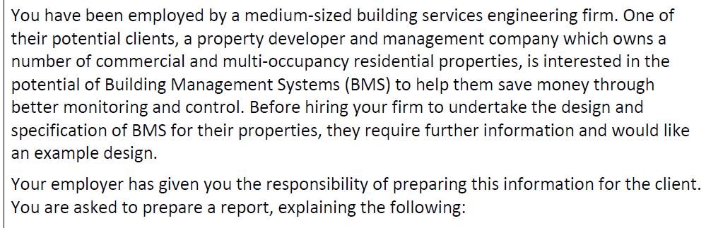 Question 2: How BMS may integrate with existing technologies? (400 words) You