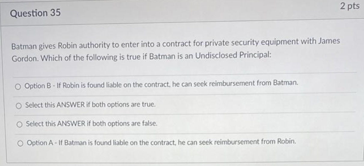 granted whenever the Plaintiff chooses them over legal damages. Select this ANSWER