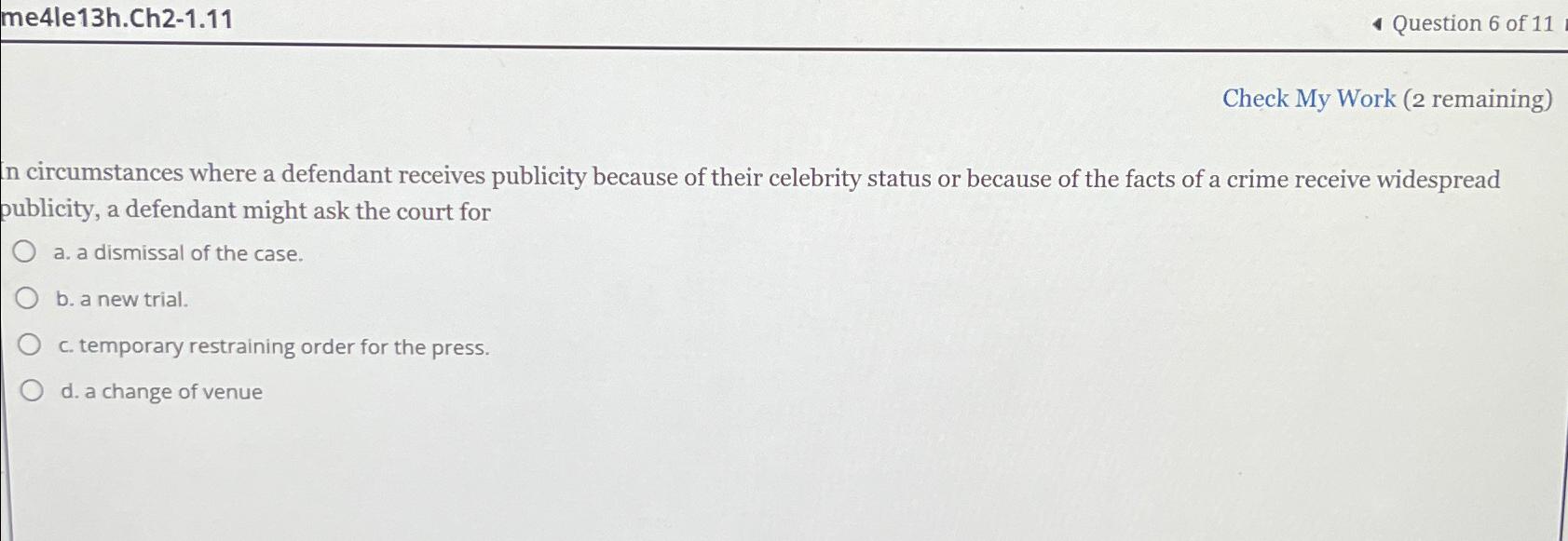  me4le13h.Ch2-1.11 4 Question 6 of 11 Check My Work (2 remaining)