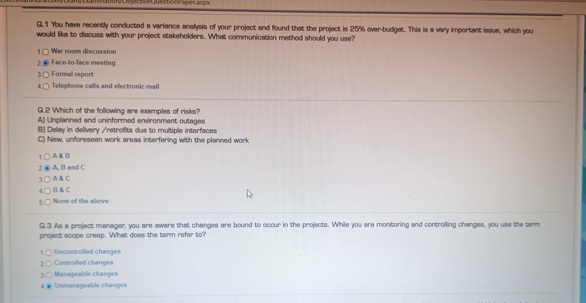  please answer the question attached Q.1 You have recently conducted a