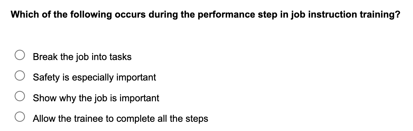 PLEASE CHOOSE THE CORRECT ANSWER. EXPLAIN WHY YOU CHOSE THAT NASWER AND
