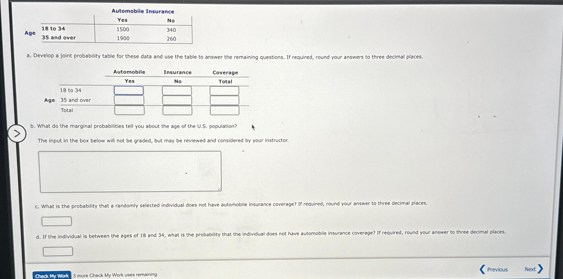  C. What is the probability that a randomly selected individuao does