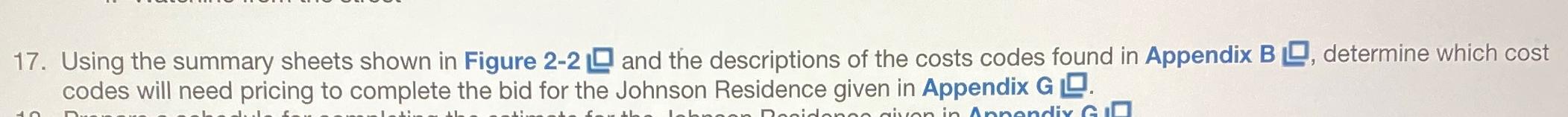  Using the summary sheets shown in Figure 2-2 and the descriptions
