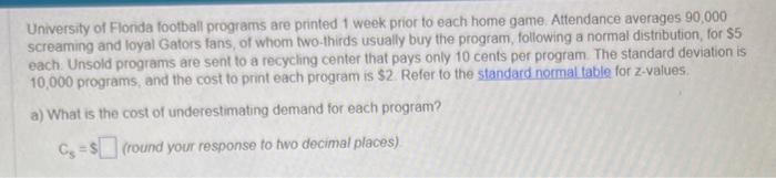 the overage cost per program? C0=$0.80 (round your response to two decimal