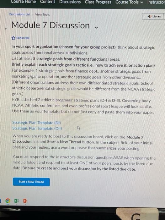 Module 7 Discussion - Athletic Administration SEC CONFERENCE !!!!!!!!! In your sport