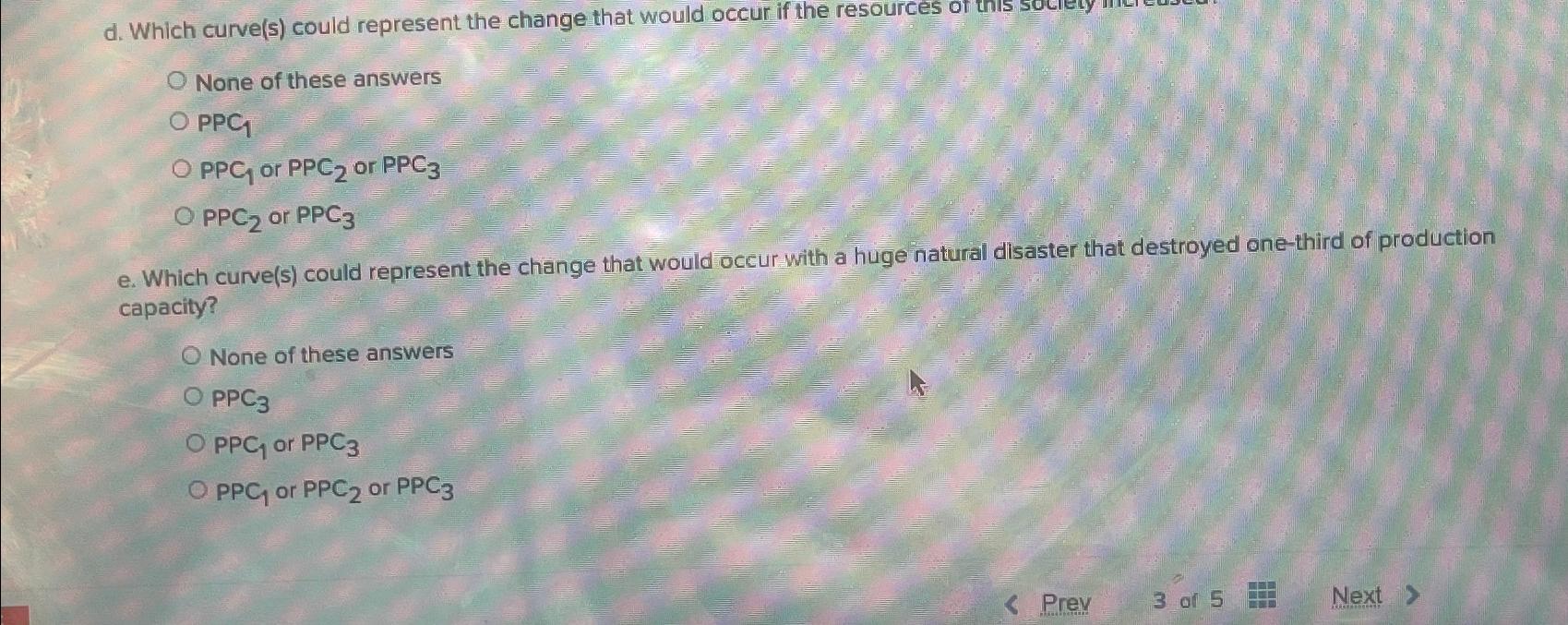  d. Which curve(s) could represent the change that would occur if