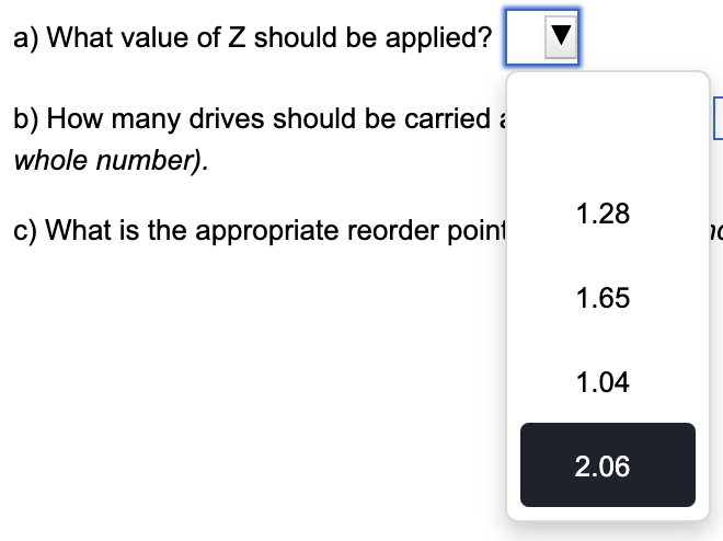 averages 49 units (normally distributed), with a standard deviation of 4 drives.