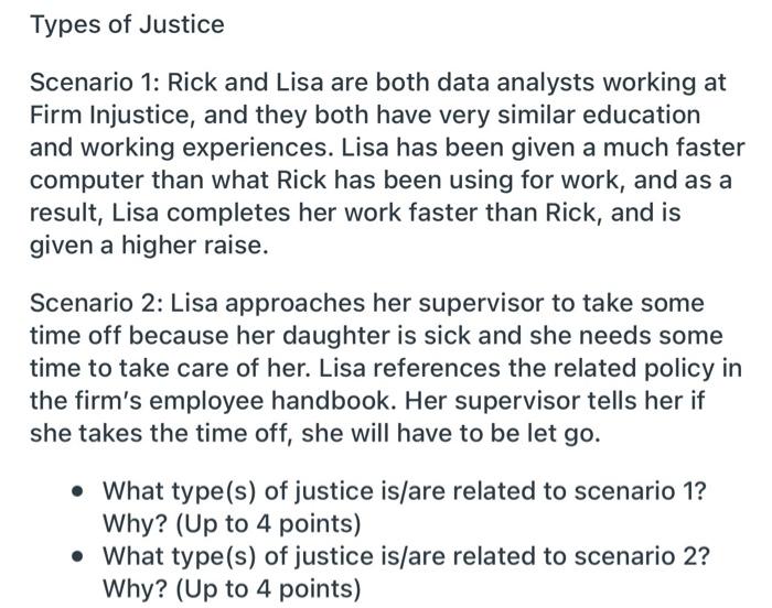  Scenario 1: Rick and Lisa are both data analysts working at