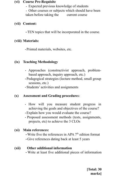 you will practice developing a module for a course of study at