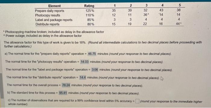 please answer C - Photocopying machine broken; included as delay in the