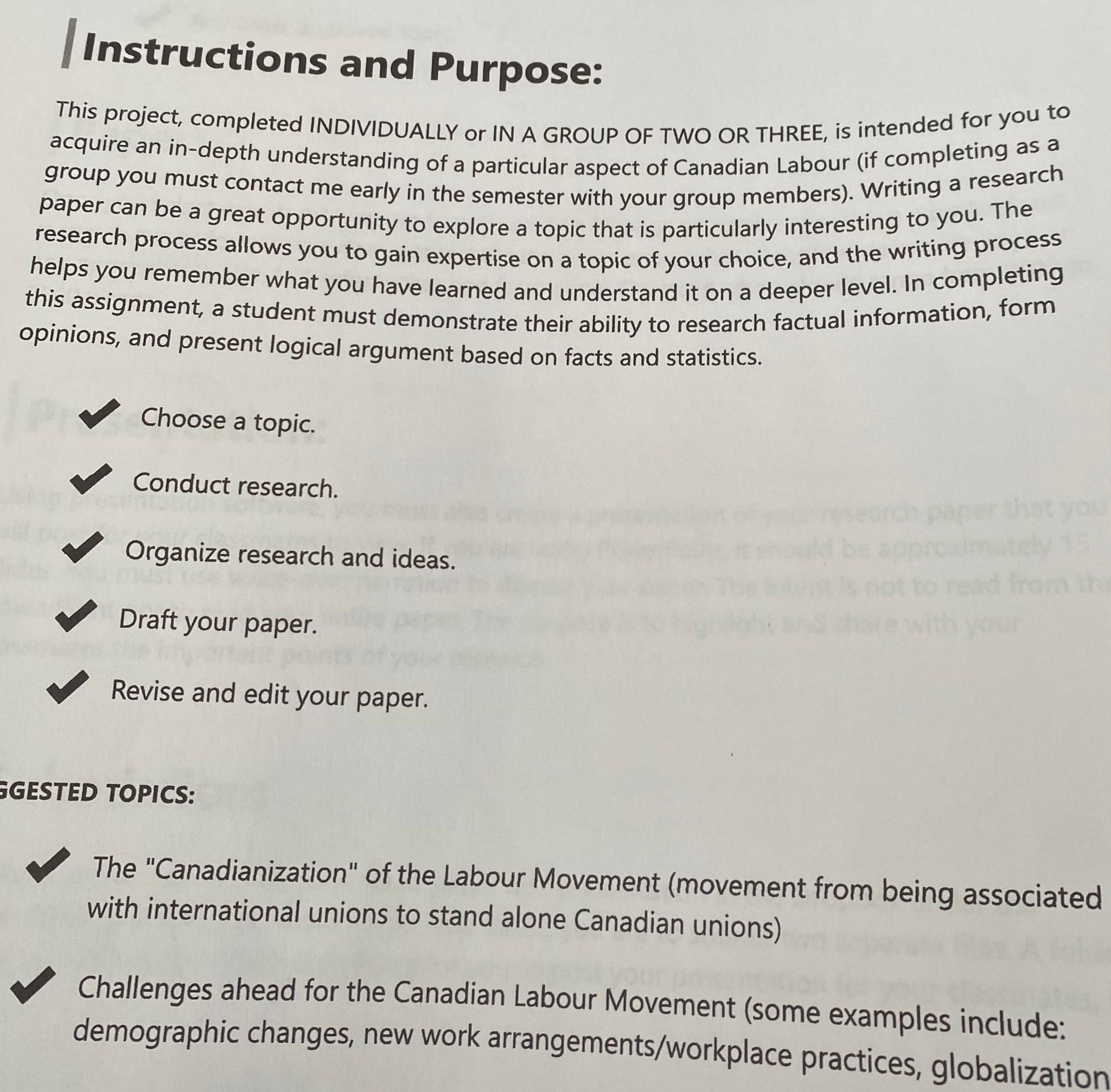  Instructions and Purpose: This project, completed INDIVIDUALLY or IN A GROUP