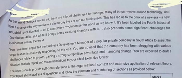  As the world changes around us, there are a lot of