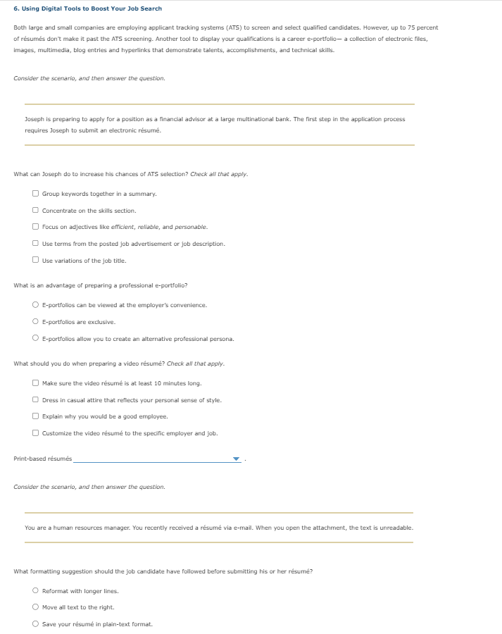6. Using Digital Tools to Boost Your Job Search Both large