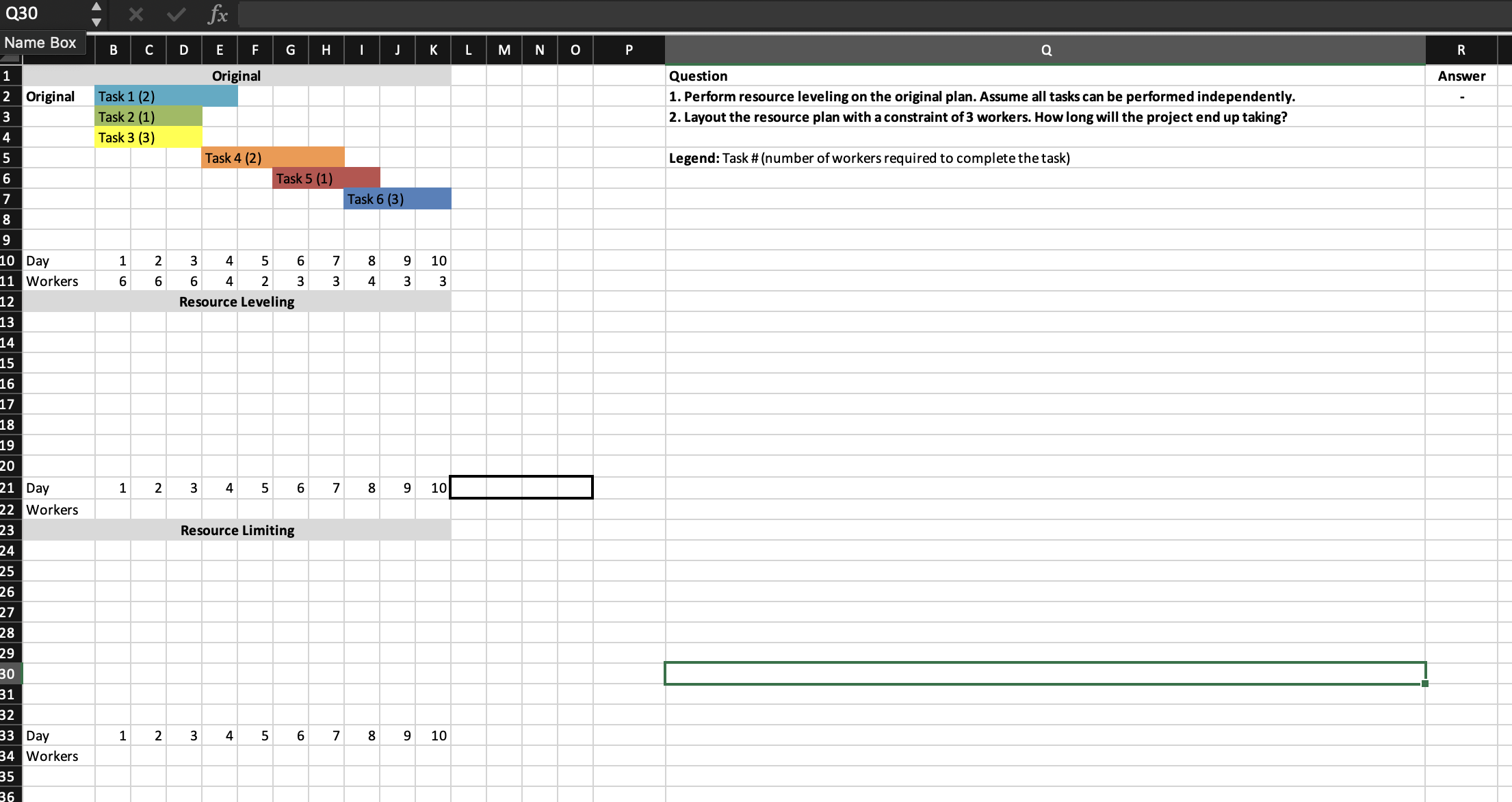 Q30 fx Name Box B C E G H J K