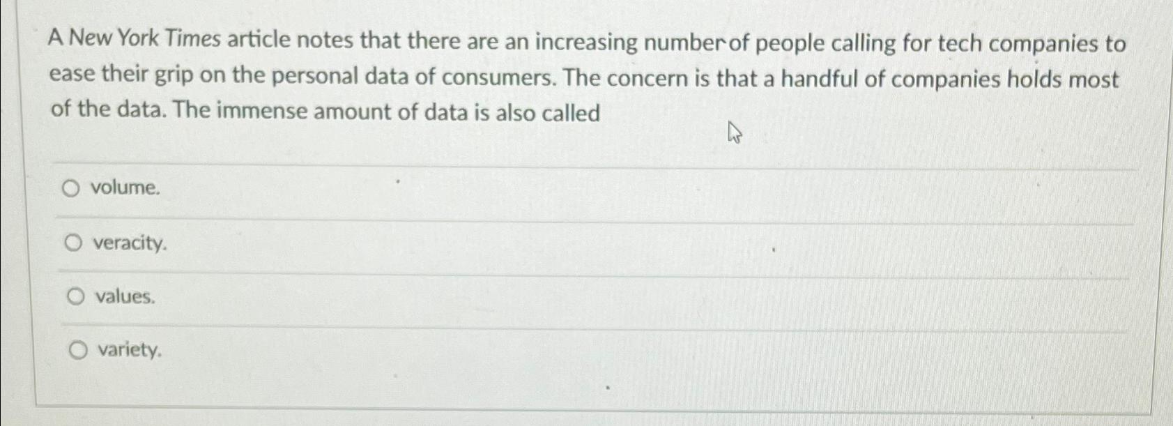  A New York Times article notes that there are an increasing