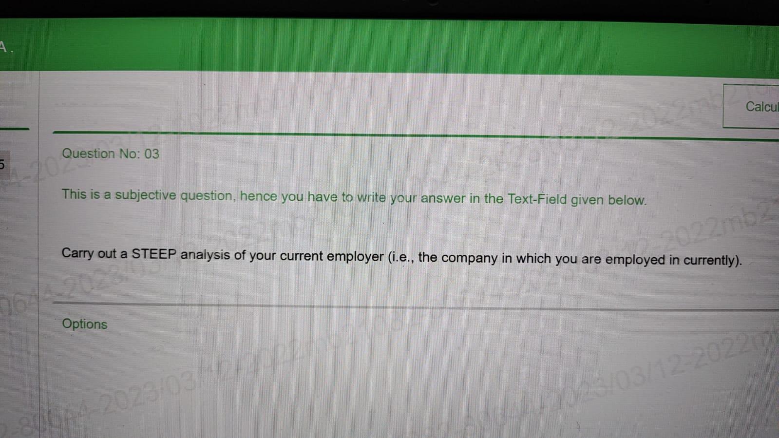 This is a subjective question, hence you have to write your